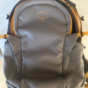 OSPREY Men's Backpack in Gray and Gold